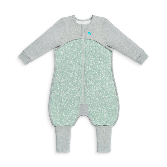 Sleep Suit Long Sleeve 1.0 TOG Cotton Olive Stardust