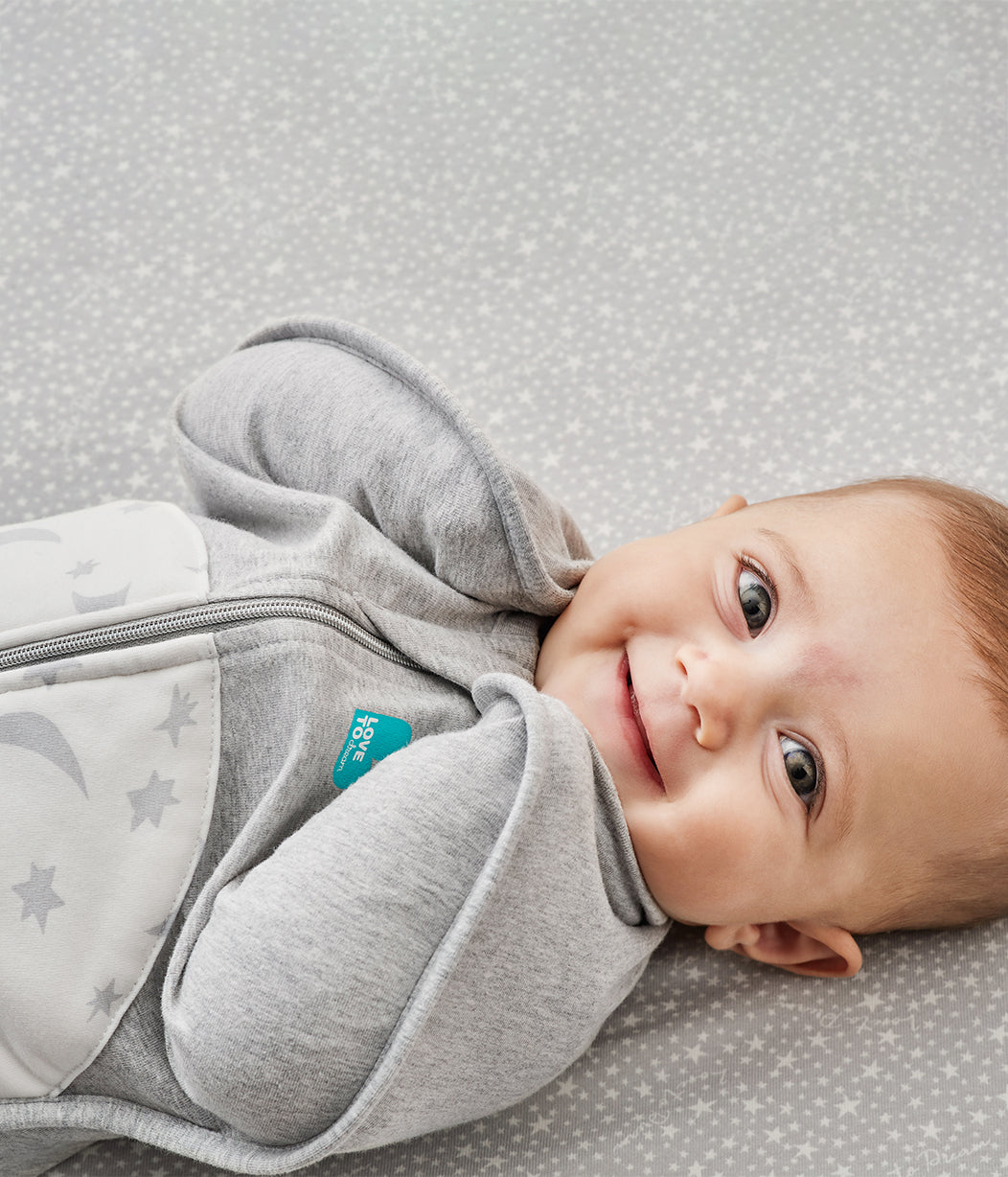 Swaddle Up™ 3.5 TOG Cotton White Moonlight