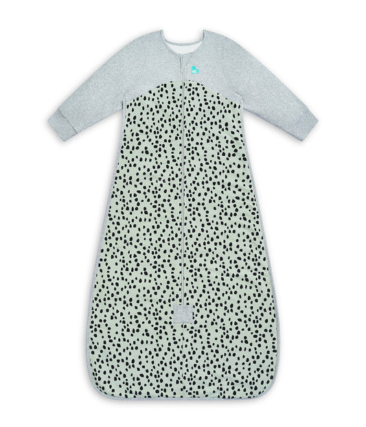 Sleep Bag Long Sleeve 1.0 TOG Organic Cotton Olive Animal