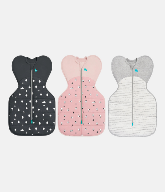 Swaddle Up Starter Bundle 2.5 TOG | Rose Lamb | Charcoal Lamb | White Dreamer