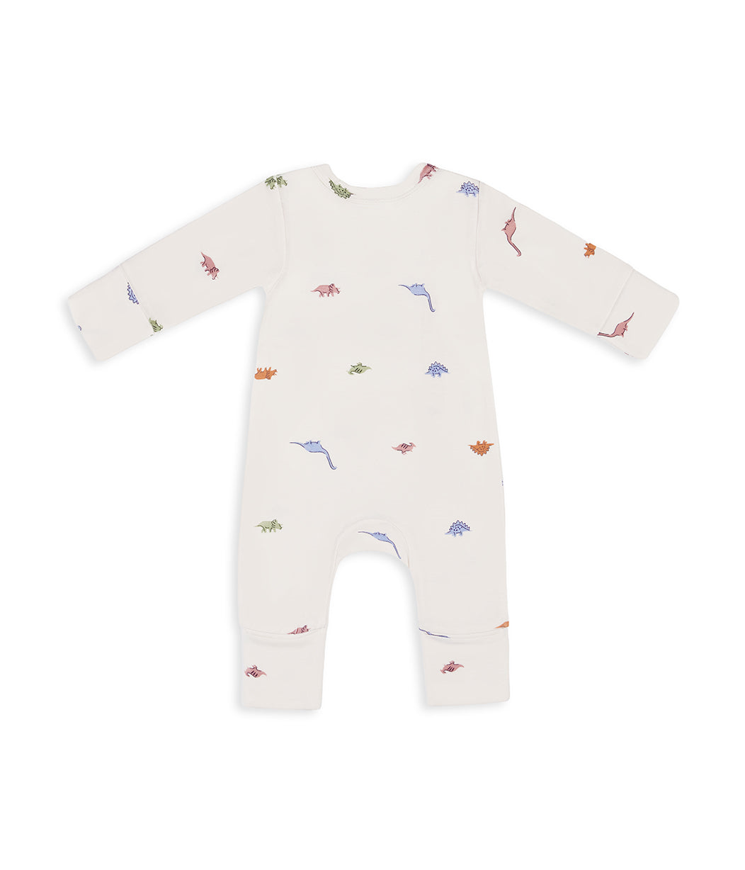 Romper Viscose from Bamboo Cream Dino Snore