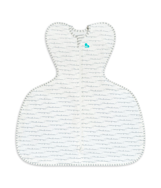 Swaddle Up™ Hip Harness 1.0 TOG Cotton White Dreamer