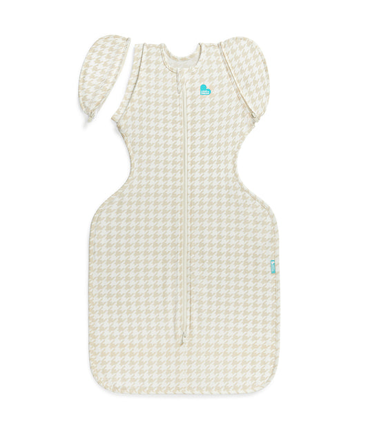 Swaddle Up™ Transition Bag 1.0 TOG Cotton Tan Houndstooth