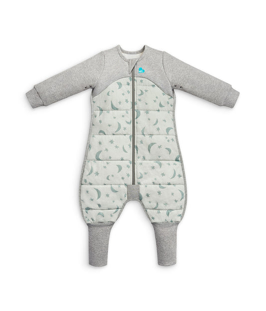 Sleep Suit Long Sleeve 2.5 TOG Cotton Green Moonlight