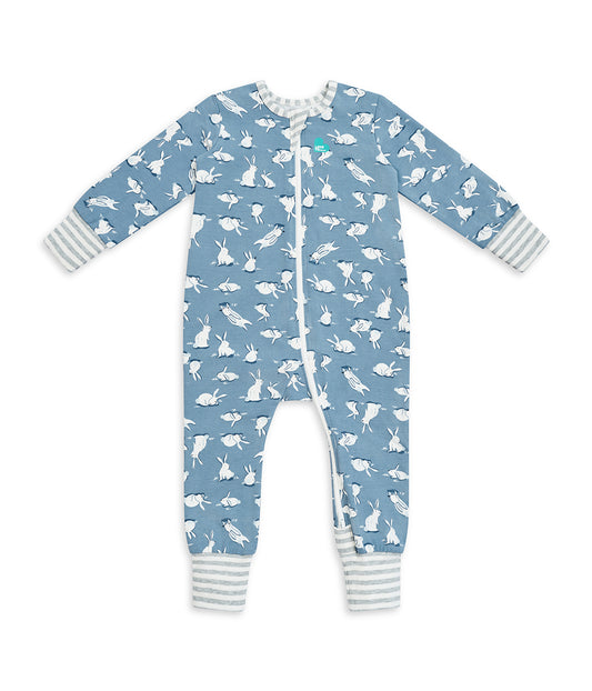 Footless Romper Cotton Blue Cottontail