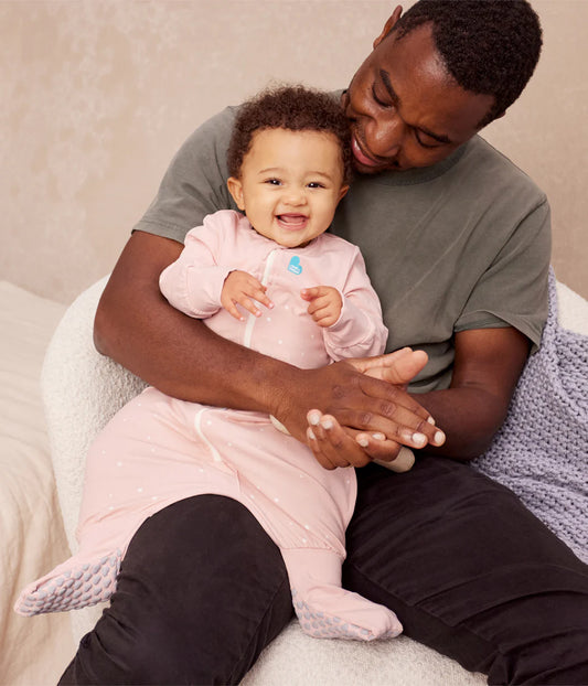 Sleep Suit & Romper Bundle | 1.0 TOG | Bamboo | Pink Twinkle | Blush Cherries