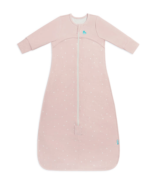 Sleep Bag Long Sleeve 1.0 TOG Cotton Powder Pink Twinkle