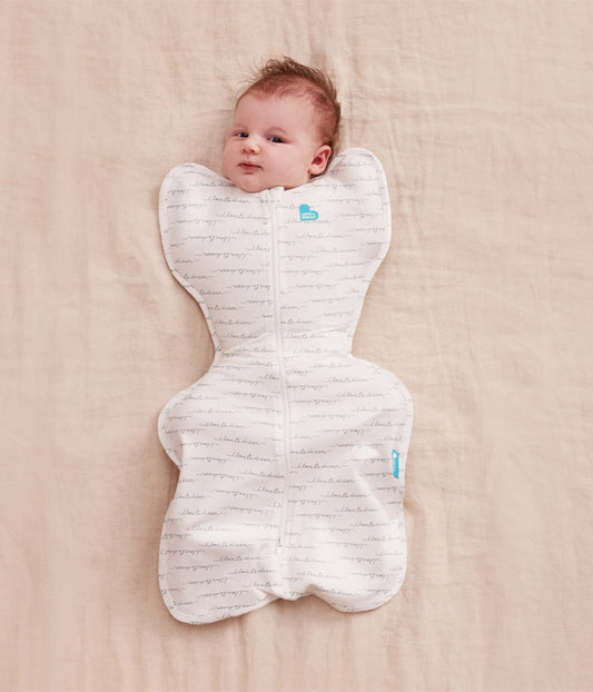 Swaddle Up™ 1.0 TOG Cotton White Dreamer
