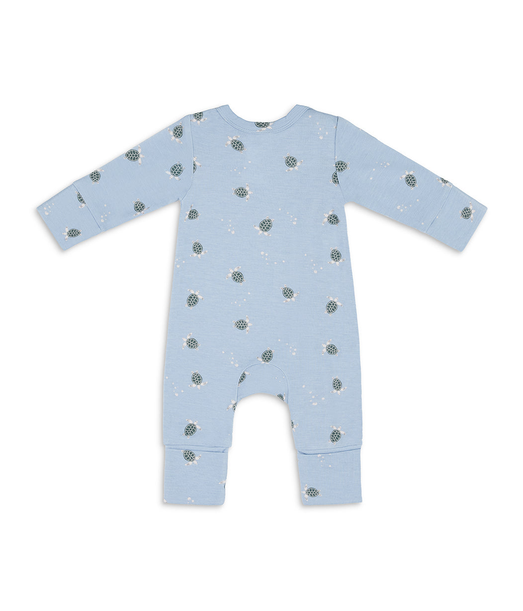 Romper Viscose from Bamboo Mist Blue Turtally