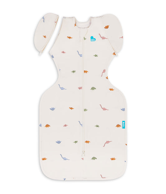 Swaddle Up™ Transition Bag 1.0 TOG Cotton Cream Dino Snore