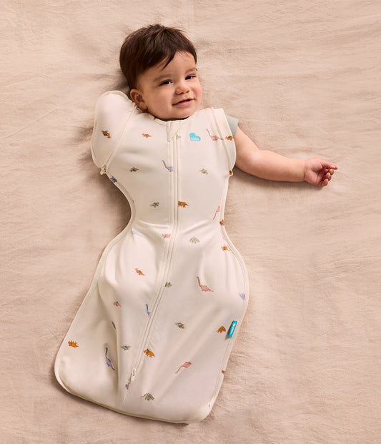 Swaddle Up™ Transition Bag 1.0 TOG Cotton Cream Dino Snore