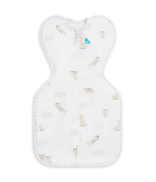 Swaddle Up™ 1.0 TOG Cotton White Cloud Bunnies
