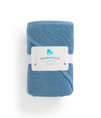 Hooded Towel Cotton Blend Storm Blue