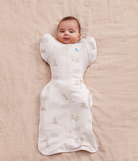 Swaddle Up™ Transition Bag 1.0 TOG Cotton White Cloud Bunnies