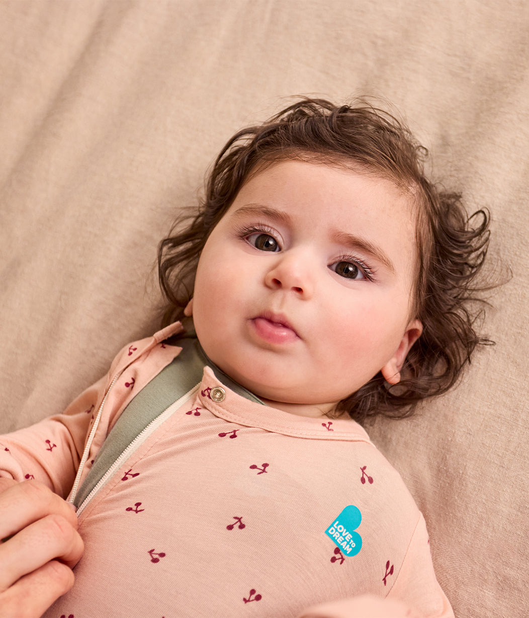 Romper Viscose from Bamboo Blush Cherries