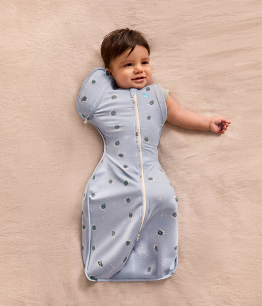 Swaddle Up™ Transition Bag 1.0 TOG Cotton Mist Blue Turtally