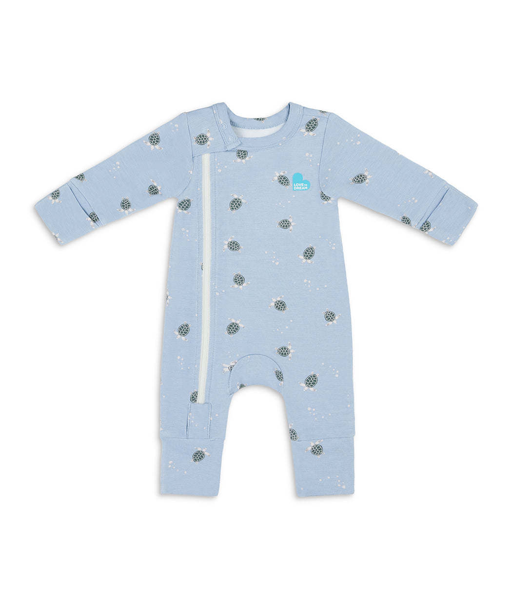 Romper Viscose from Bamboo Mist Blue Turtally