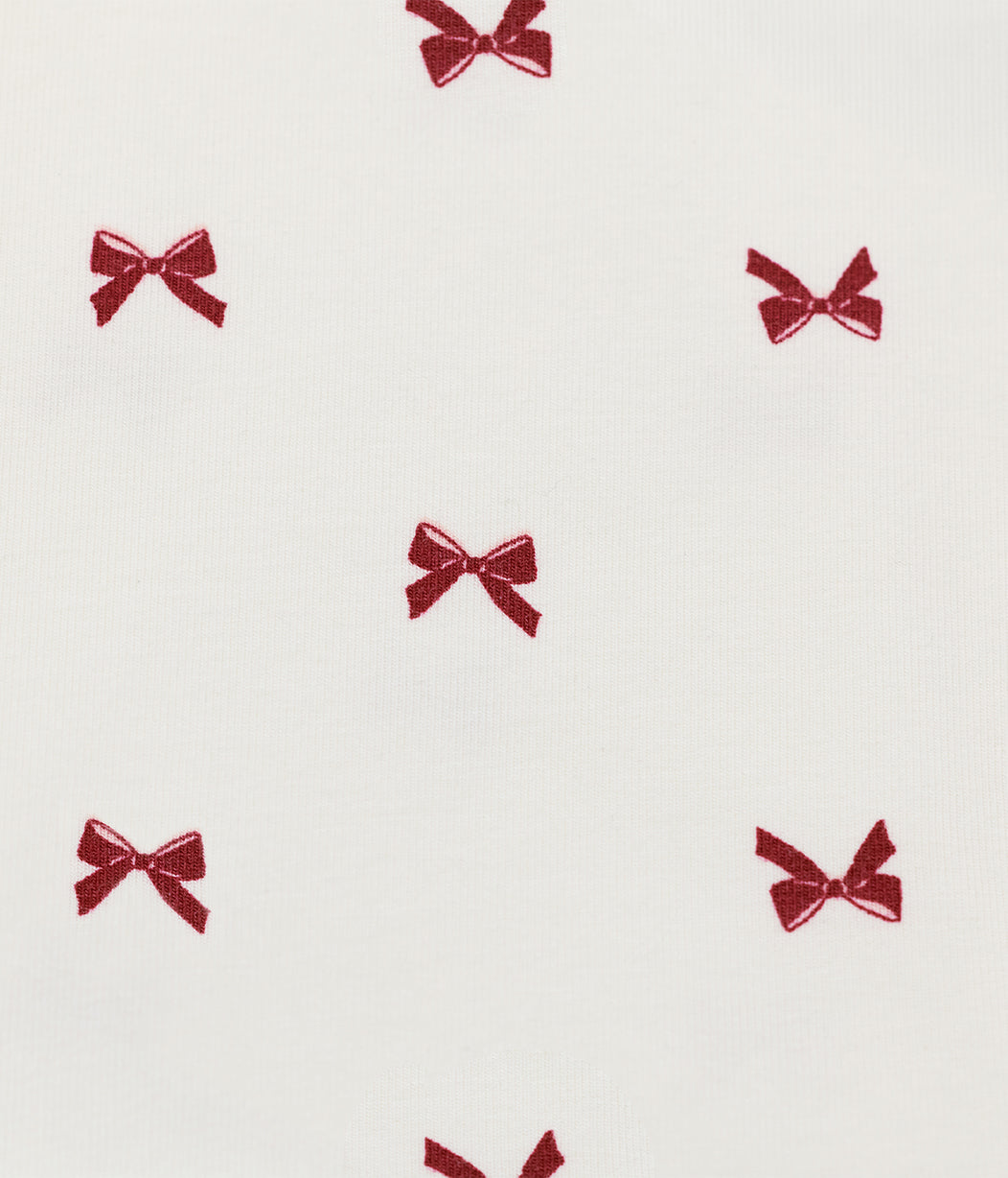 Romper Viscose from Bamboo Cream Bows