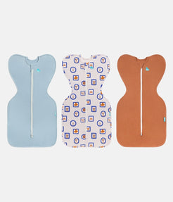 Swaddle Up Starter Bundle | 0.2 TOG | 1.0 TOG | Blue | Tan | Hazel