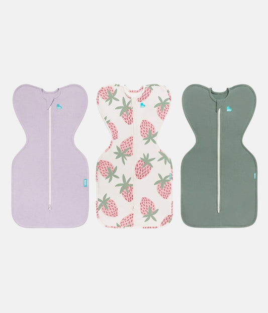 Swaddle Up Starter Bundle | 1.0 TOG | Lilac | Cream | Olive