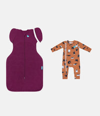Transition Bag & Romper Bundle | 2.5 TOG | Plum | Hazel