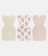 Swaddle Up Starter Bundle | 1.0 TOG | Oatmeal | Cream | Pink