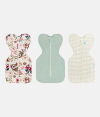 Swaddle Up Starter Bundle | 1.0 TOG | 1.5 TOG | Cream | Olive Twigs | Tan