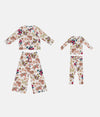 Family Matching PJ Bundle | Cream Wandering Folk