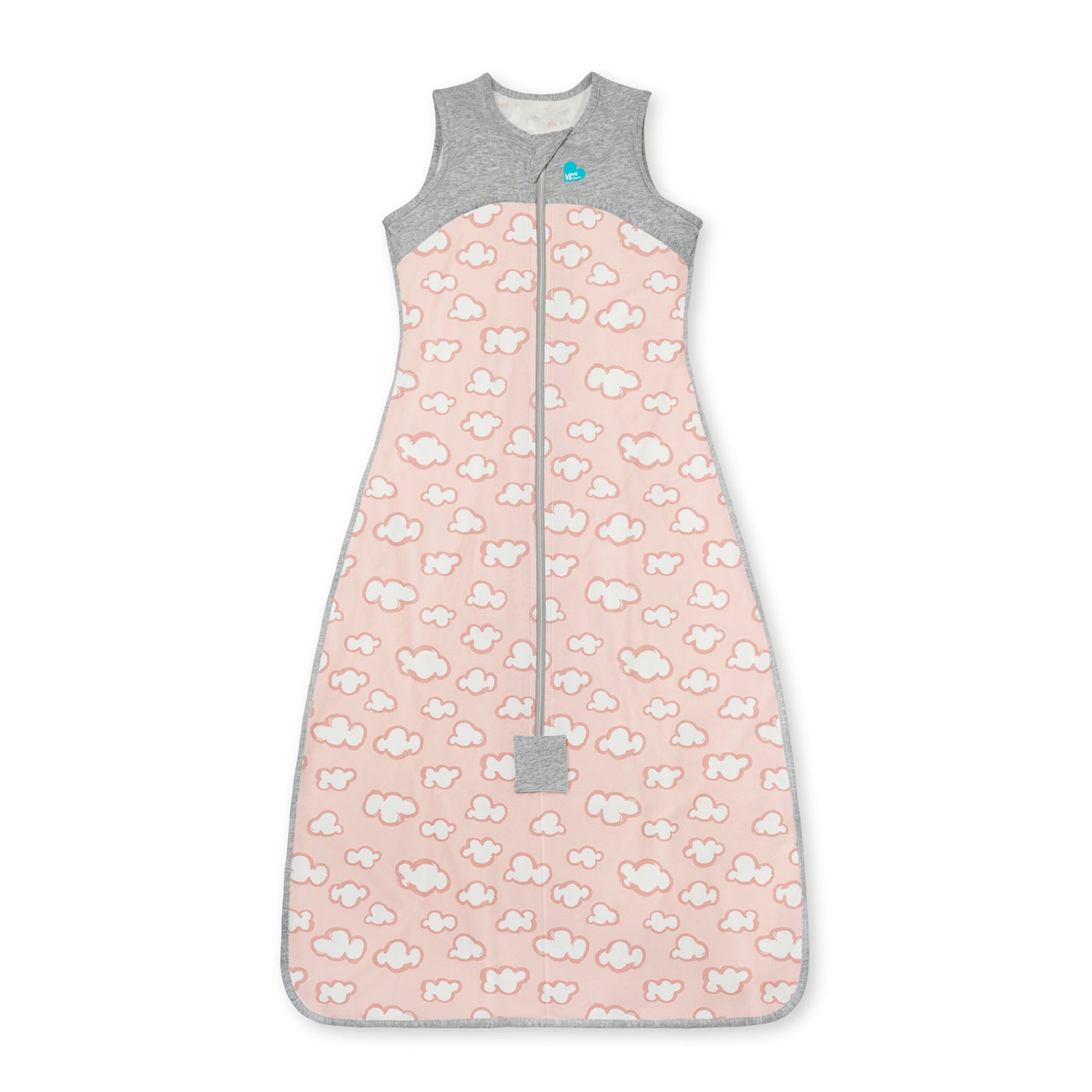 Sleep Bag 0.2 TOG (24-27°C) Dusty Pink Daydream Organic Cotton