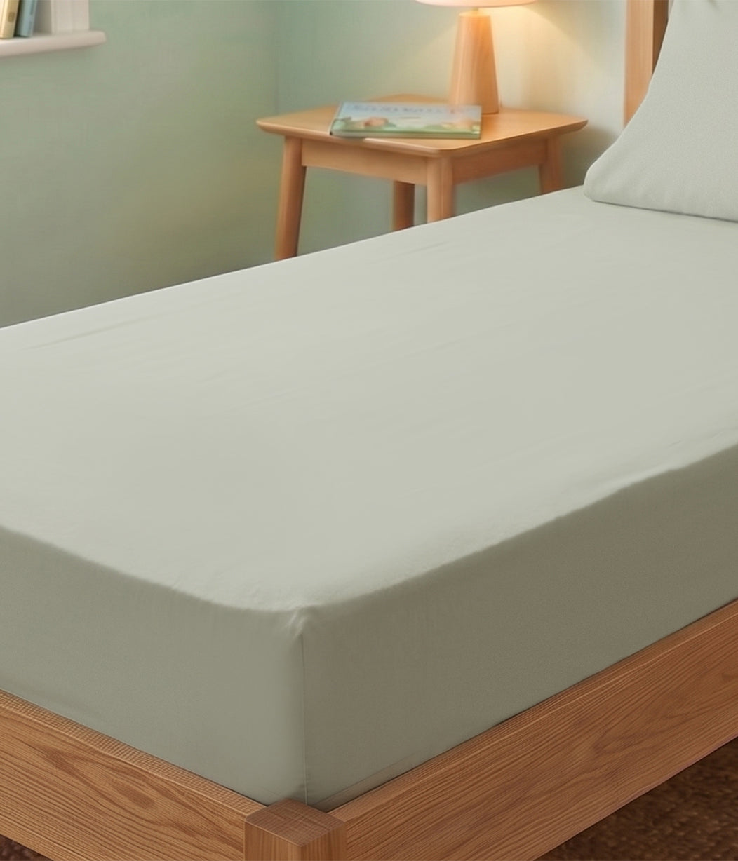 HushDry™ 2-in-1 Waterproof Fitted Single Sheet Viscose from Bamboo Sage