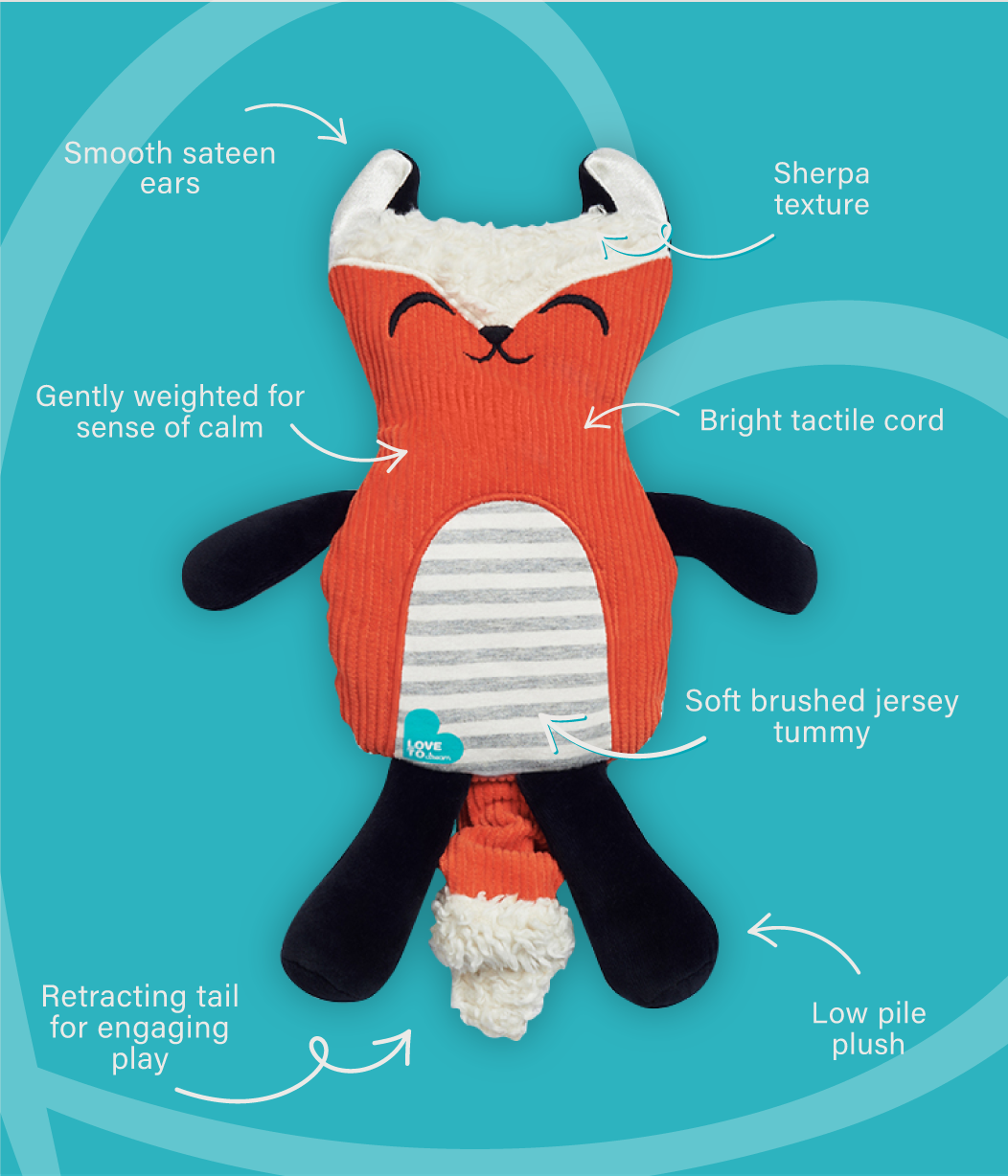 Self-Soothing Toy Lyric The Fox™ Orange