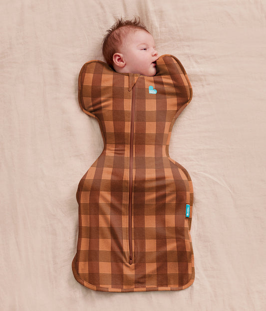 Swaddle Up™ 1.0 TOG Viscose from Bamboo Chocolate Wandering Folk