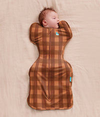 Swaddle Up™ 1.0 TOG Viscose from Bamboo Chocolate Wandering Folk