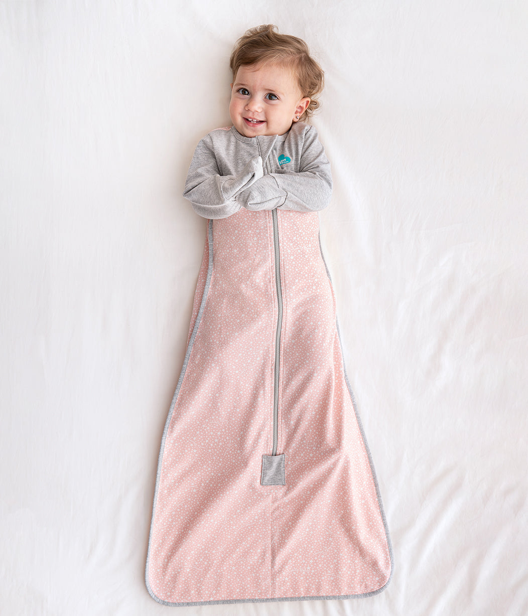 Sleep Bag Long Sleeve 1.0 TOG (20-24°C) Rose Stardust Original Cotton