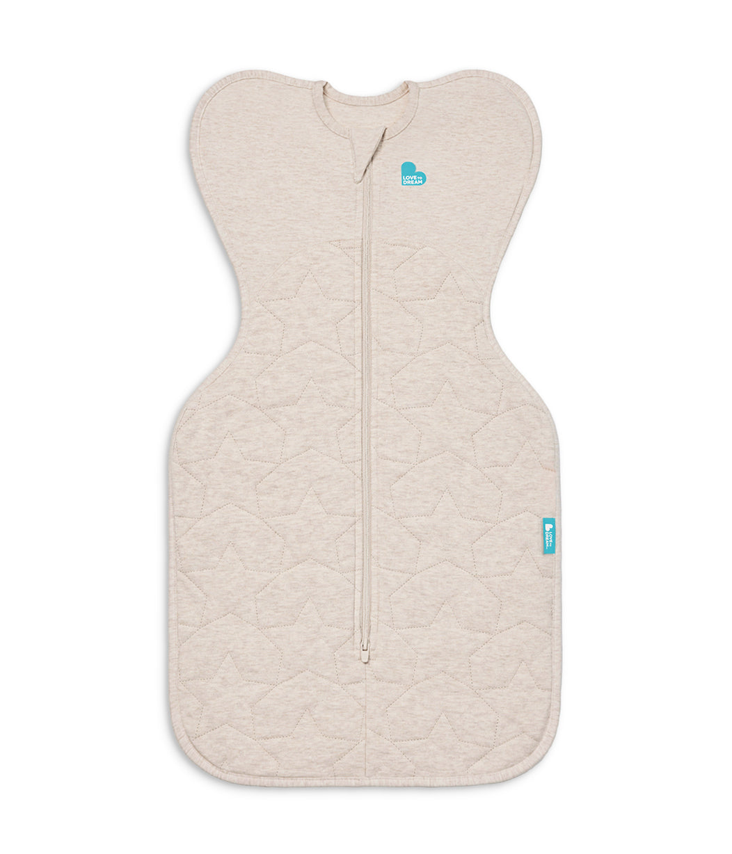 Swaddle Up™ 2.5 TOG Quilted Cotton Oatmeal Marl Starturn Quilted