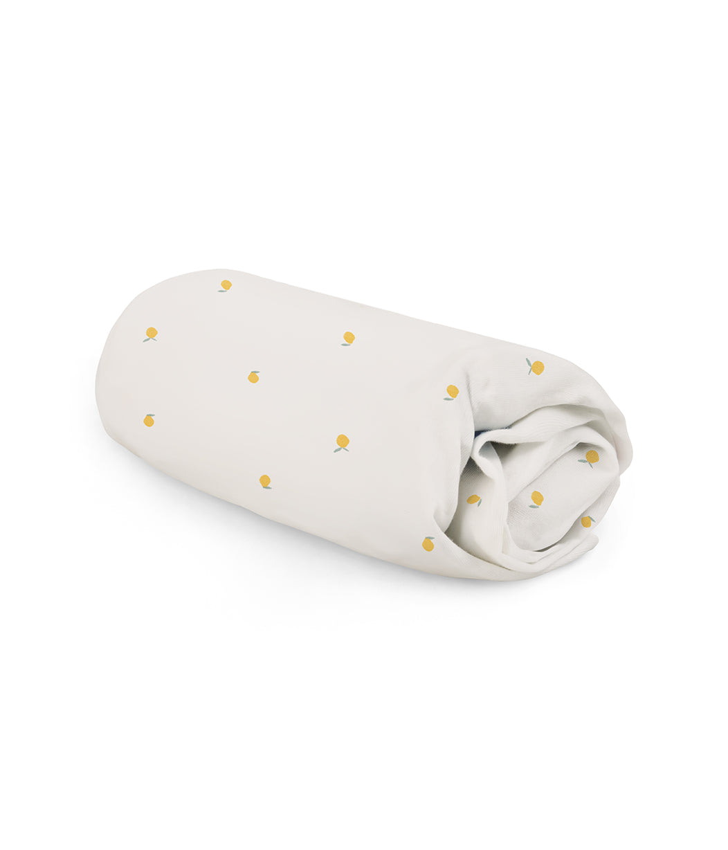HushDry™ 2-in-1 Waterproof Fitted King Sheet Viscose from Bamboo Cream Lemons