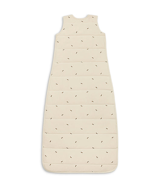 Sleep Bag Sleeveless 2.5 TOG Quilted Cotton Oatmeal Marl Bees