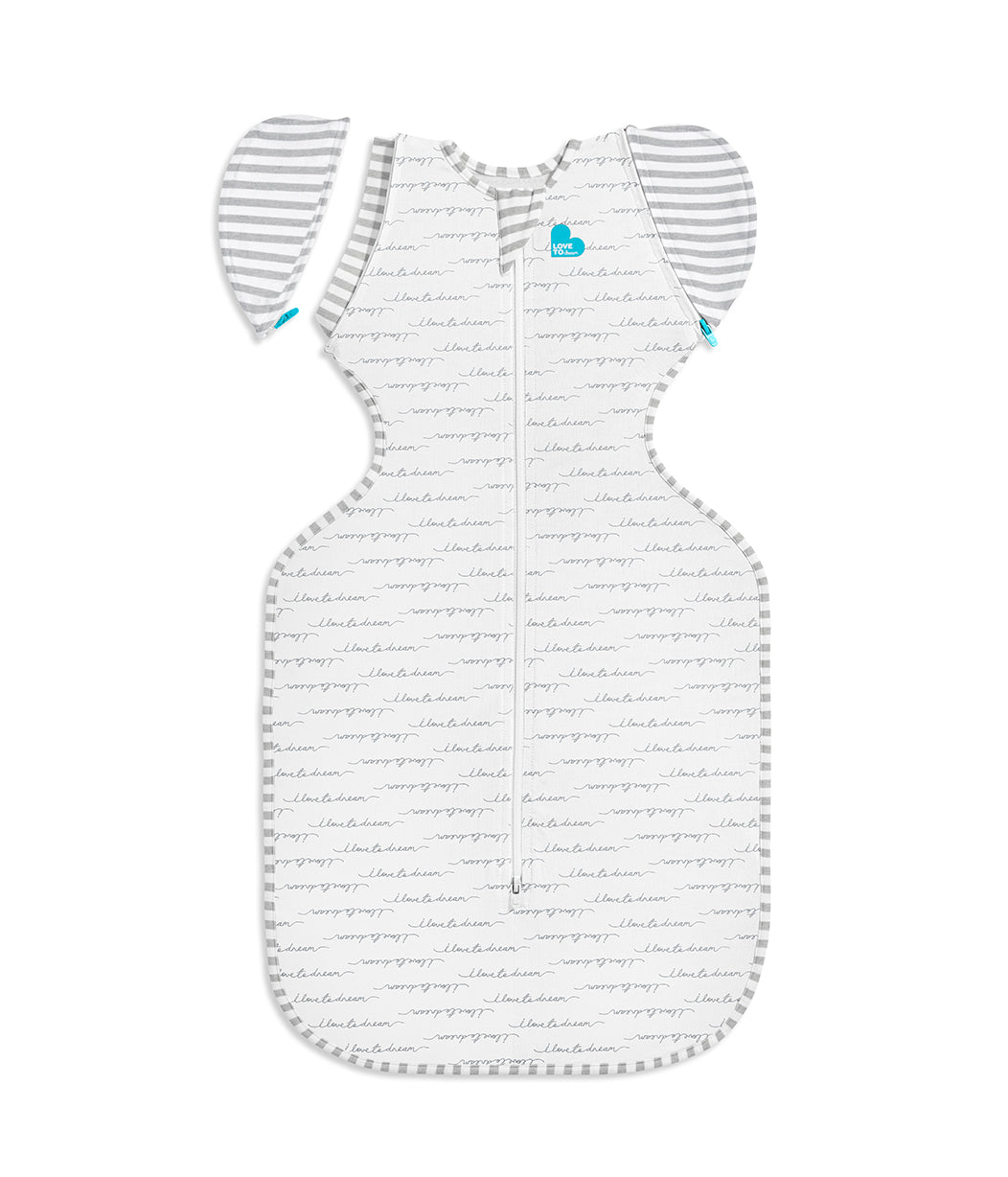 Swaddle Up™ Transition Bag 1.0 TOG (20-24°C) White Dreamer Original Cotton