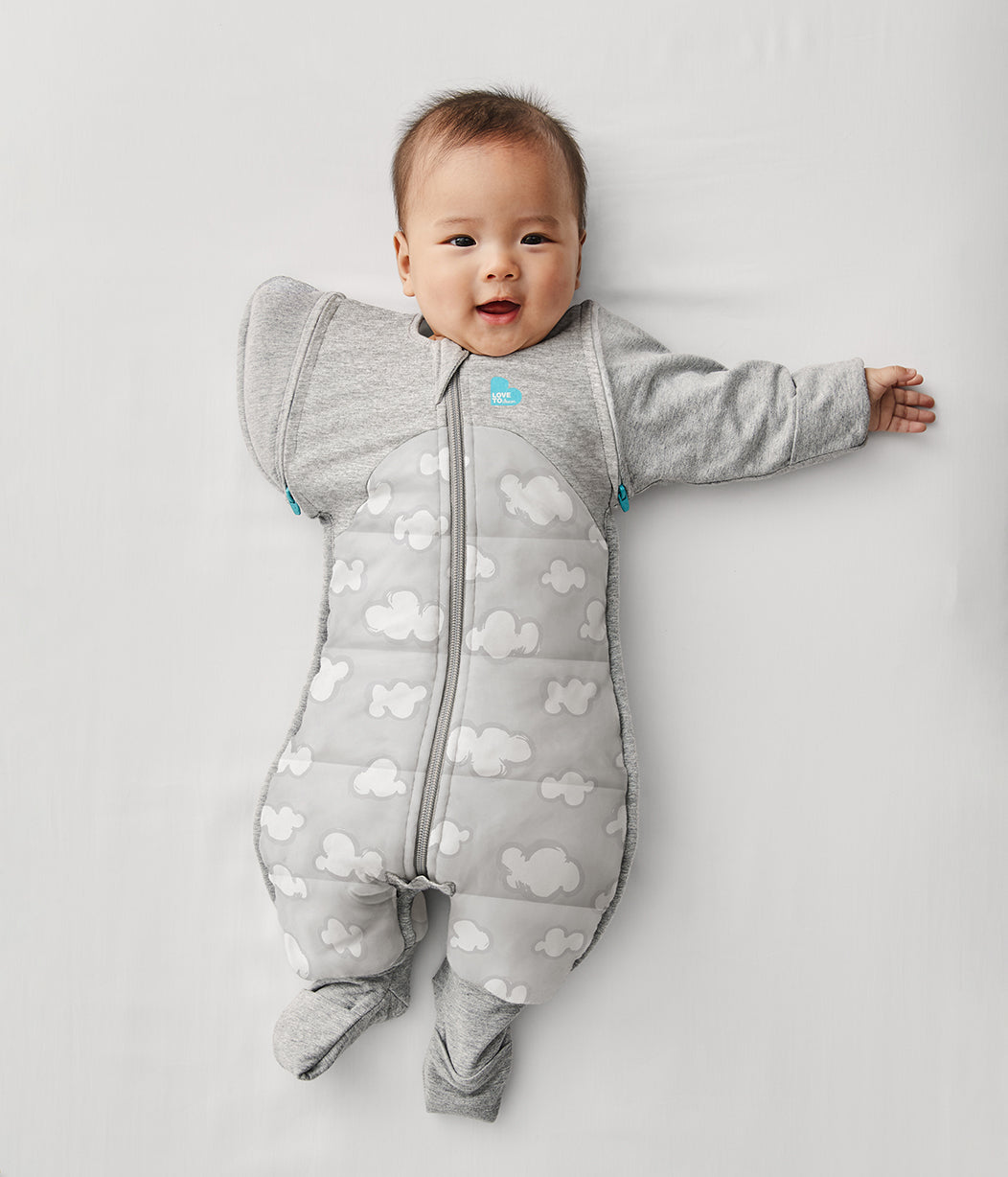 Swaddle Up™ Transition Suit 2.5 TOG (16-20°C) Grey Daydream Quilted Cotton