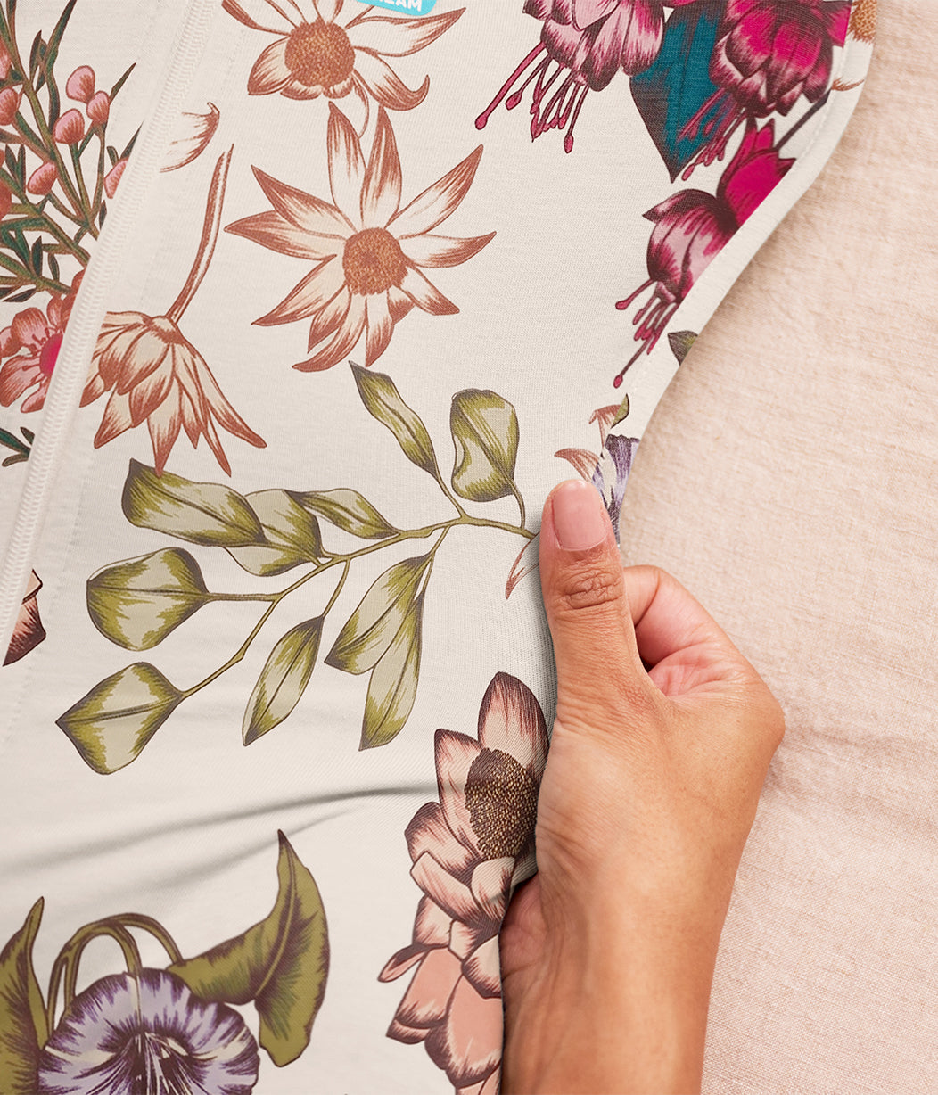 Swaddle Up™ 1.0 TOG Viscose from Bamboo Cream Wandering Folk