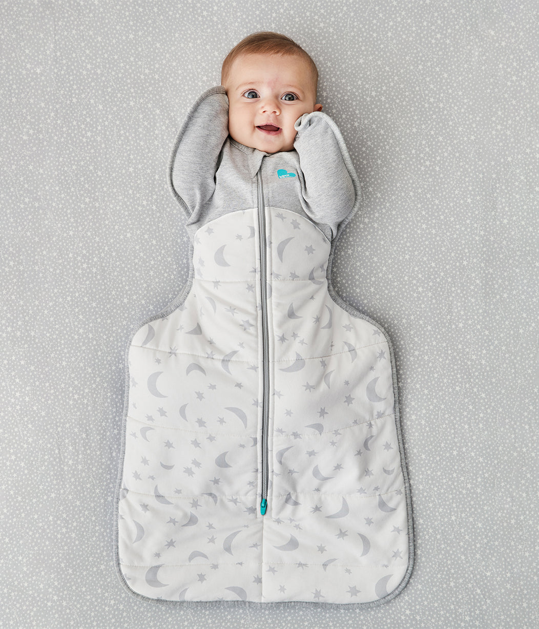 Swaddle Up™ 3.5 TOG (14-16°C) White Moonlight Quilted Cotton