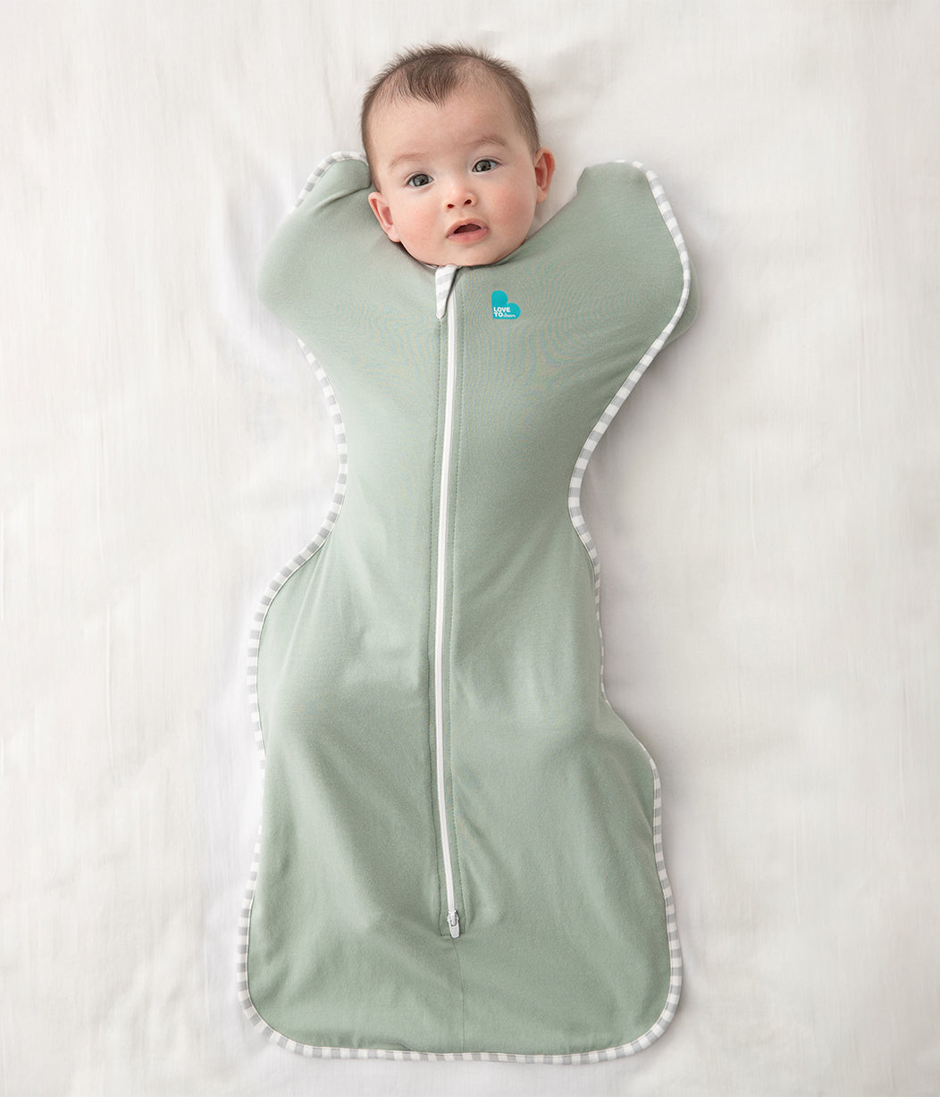 Swaddle Up™ 0.2 TOG (24-27°C) Olive Cotton