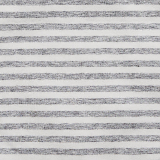 Bodysuit Sleeveless Cotton Grey Stripe