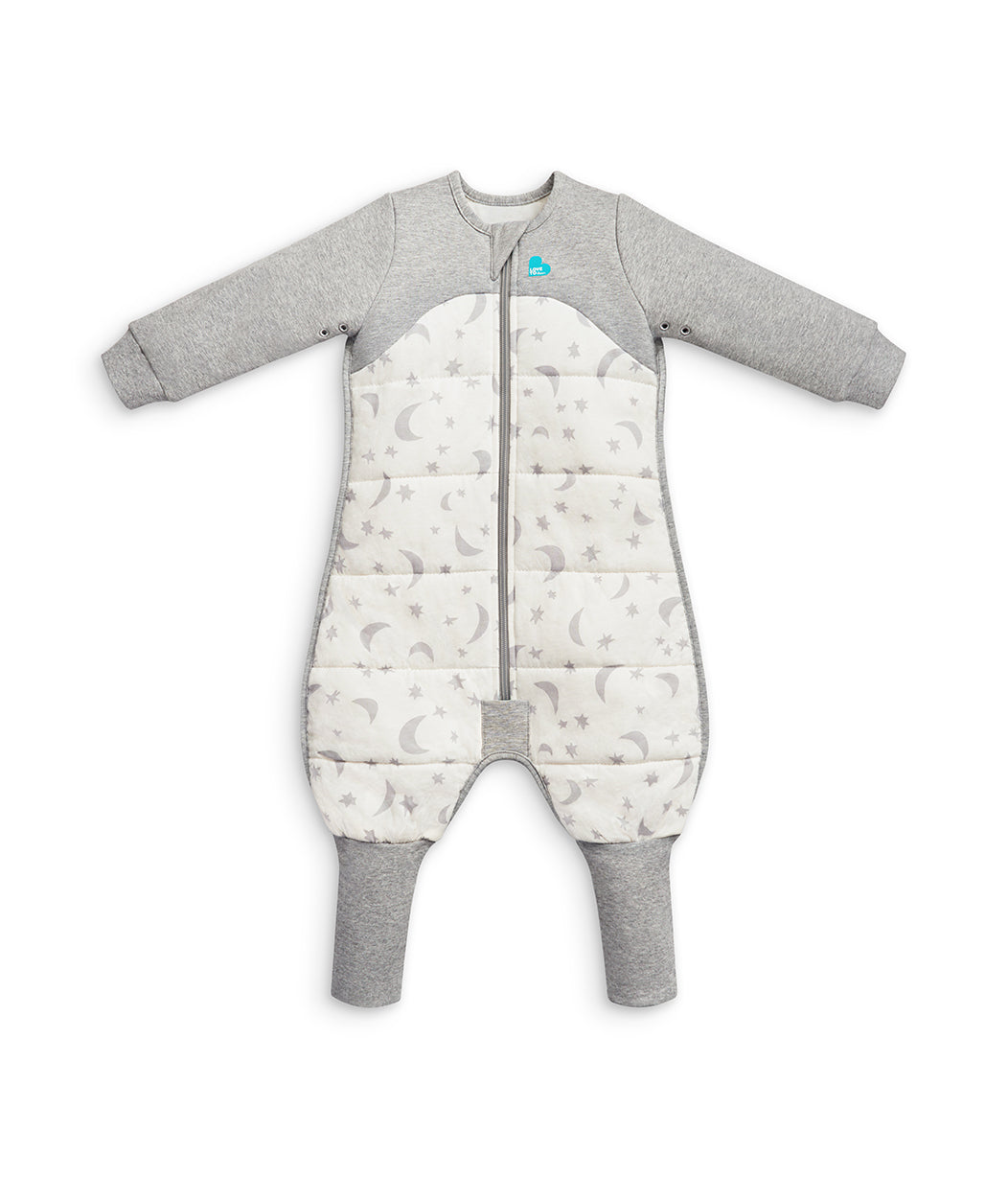 Sleep Suit 2.5 TOG (16-20°C) White Moonlight Quilted Cotton