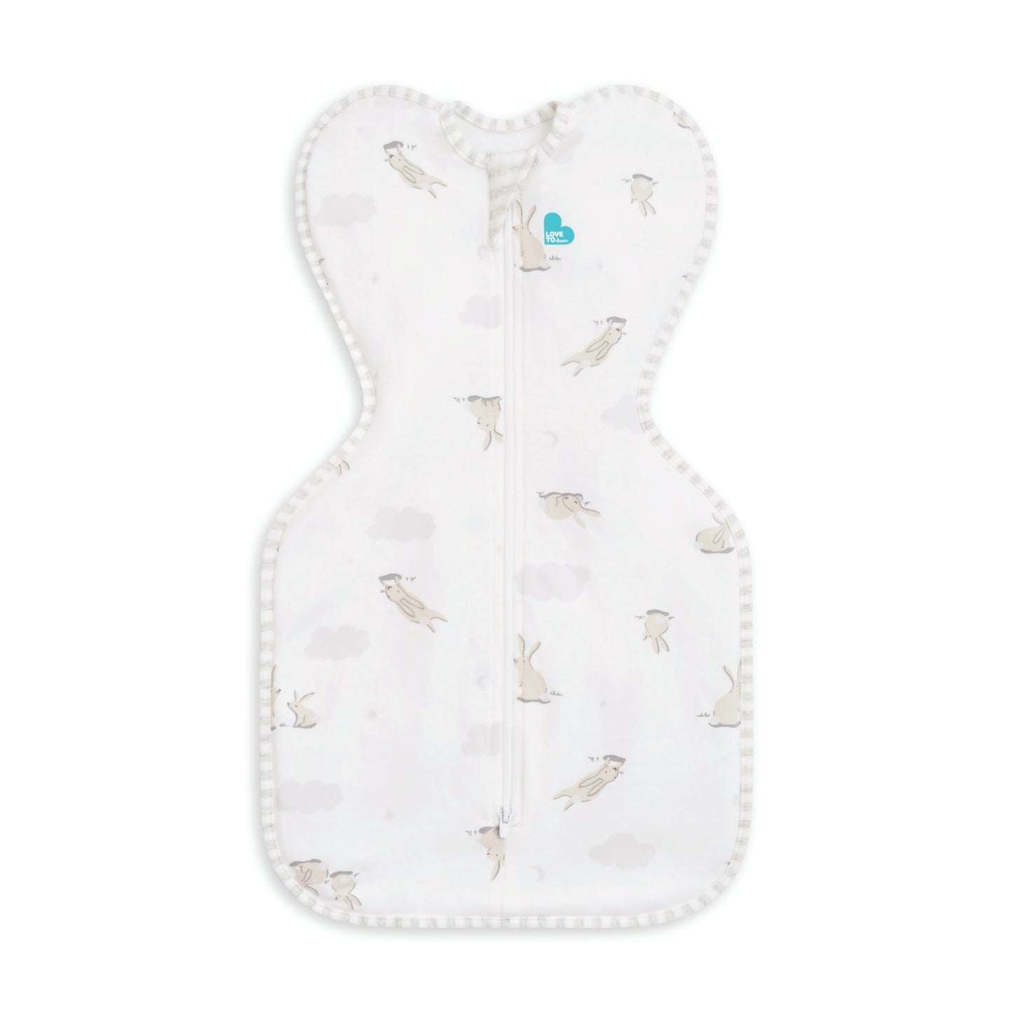 Swaddle Up™ 1.0 TOG (20-24°C) White Cloud Bunnies Original Cotton