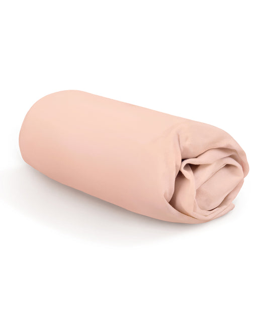 HushDry™ 2-in-1 Waterproof Fitted Side Sleeper Sheet Viscose from Bamboo Blush