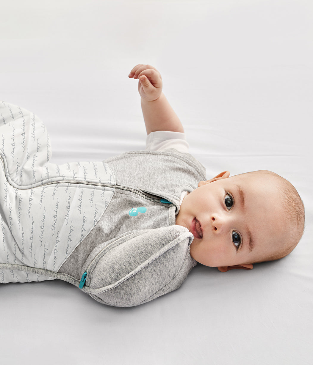 Swaddle Up™ Transition Bag 2.5 TOG (16-20°C) White Dreamer Quilted Cotton