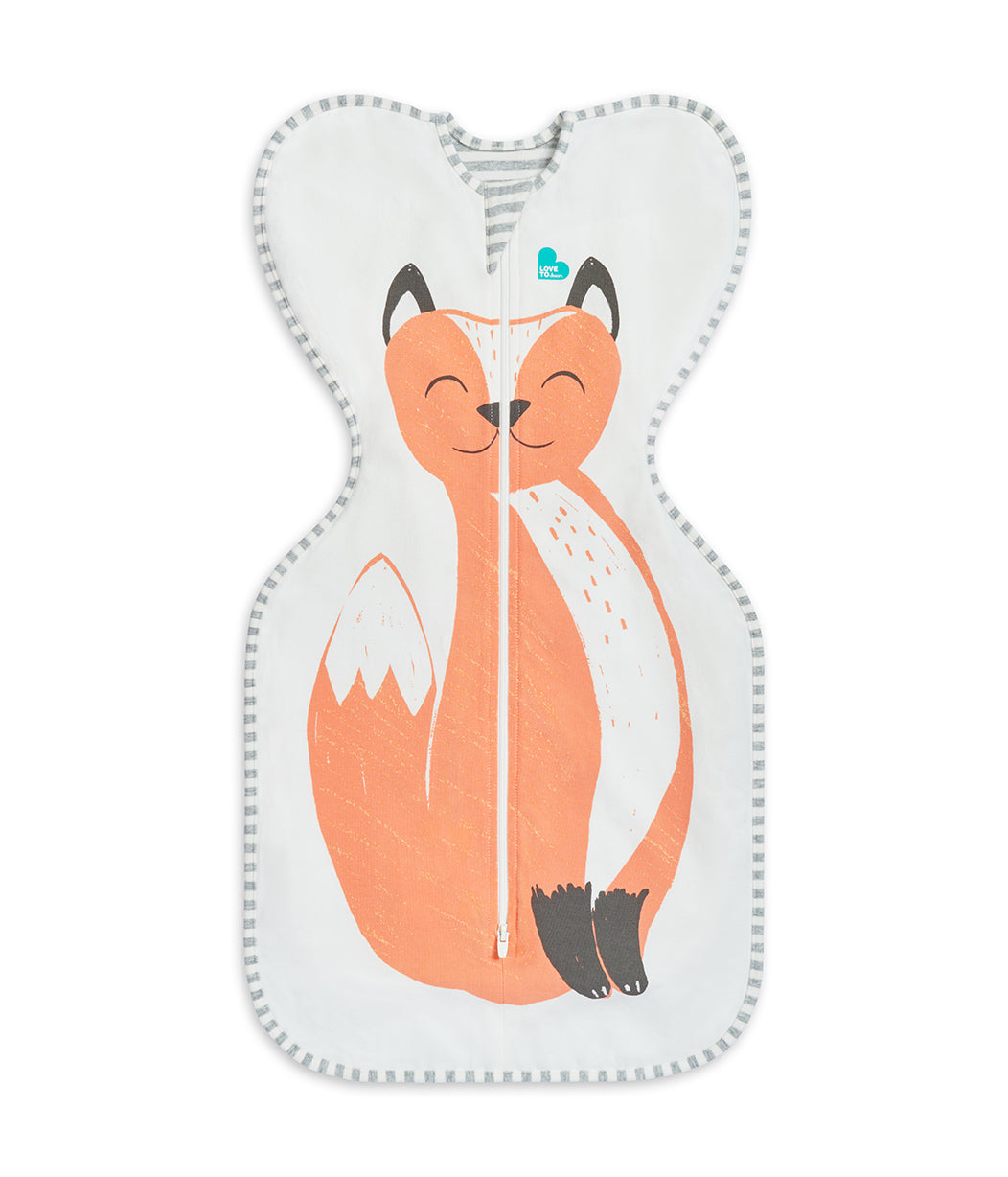 Swaddle Up™ 1.0 TOG (20-24°C) Orange Lyric The Fox™ Original Cotton