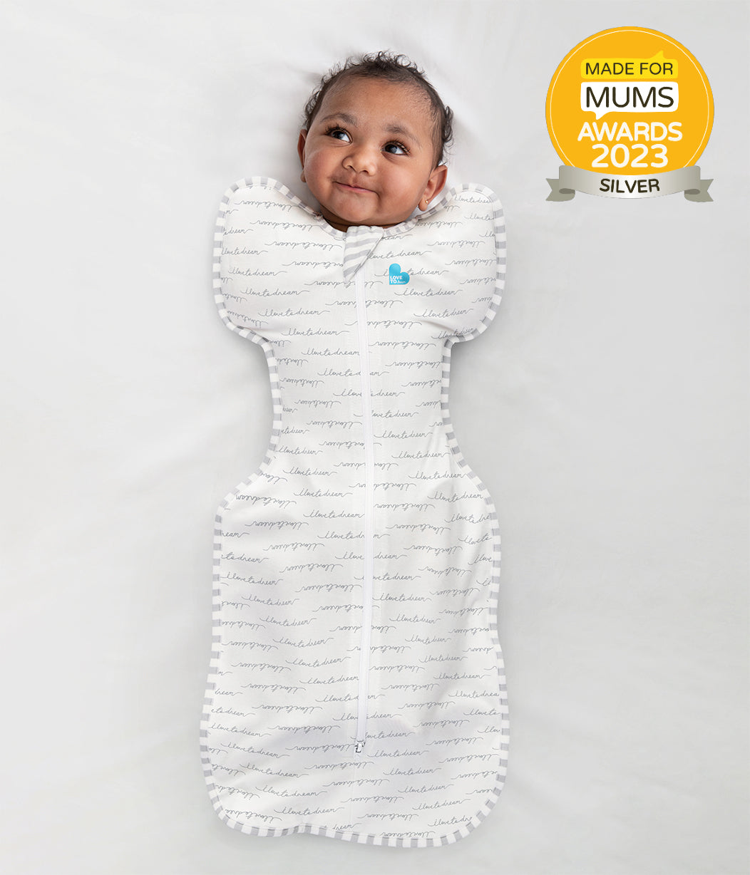 Swaddle Up™ 1.0 TOG Cotton White Dreamer