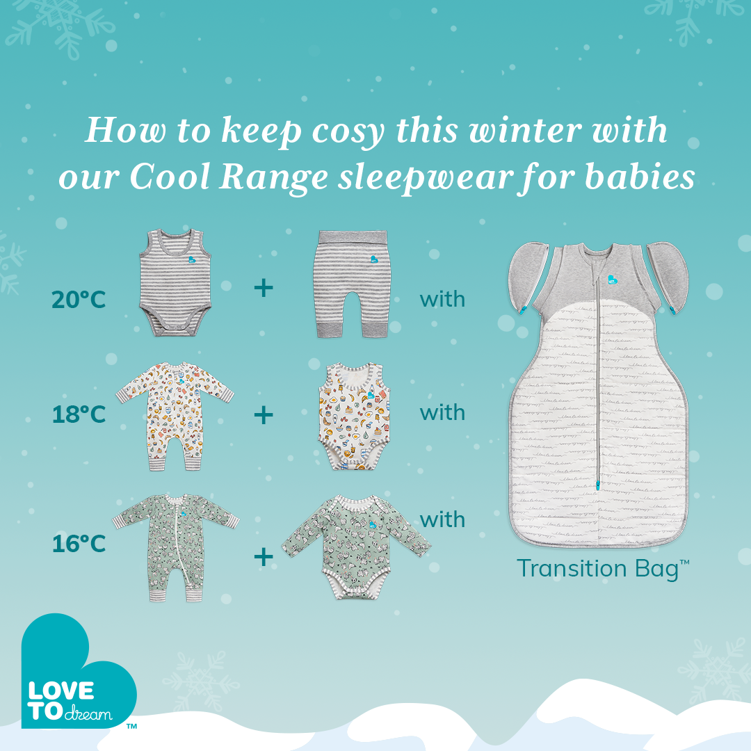 Swaddle Up™ Transition Bag 2.5 TOG Cotton White Dreamer